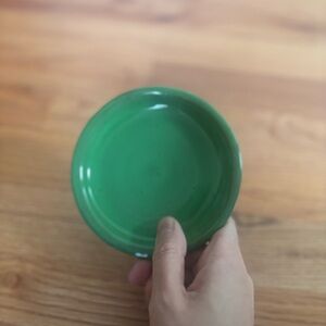 4.75” Green trinket dish 1 of 3